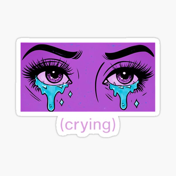 Item preview, Violet Tears: A Watery Farewell Crying designed and sold by Sparcus Whiz.