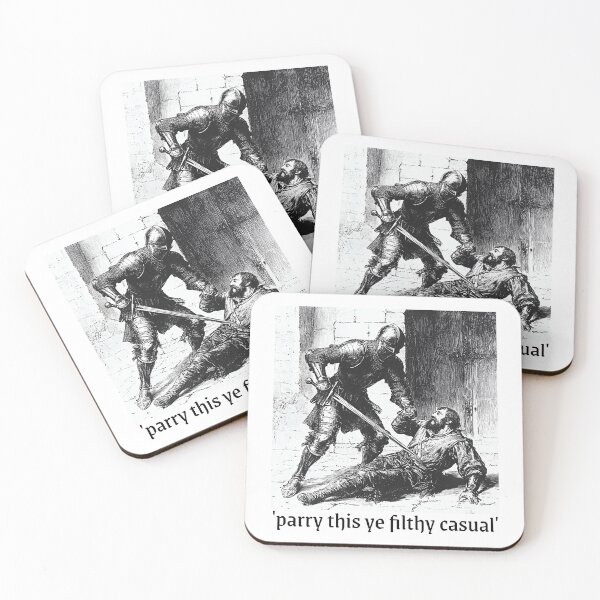 Item preview, Parry This You Filthy Casual Meme – Funny Medieval Knight Gamer designed and sold by RockFireMerch.