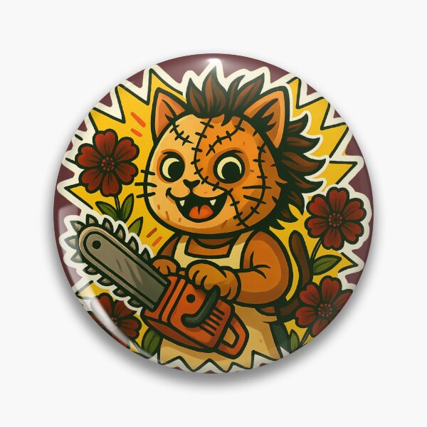 Item preview, Leatherface kitty designed and sold by GlitchBaby.