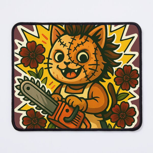 Item preview, Leatherface kitty designed and sold by GlitchBaby.
