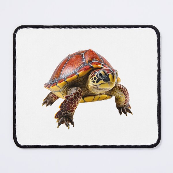 Item preview, Colorful Turtle Swimming in Waters Colorful Green Turtle Swimming designed and sold by MiraCleAI.