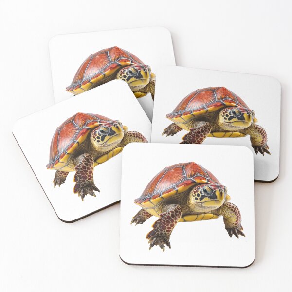 Item preview, Colorful Turtle Swimming in Waters Colorful Green Turtle Swimming designed and sold by MiraCleAI.