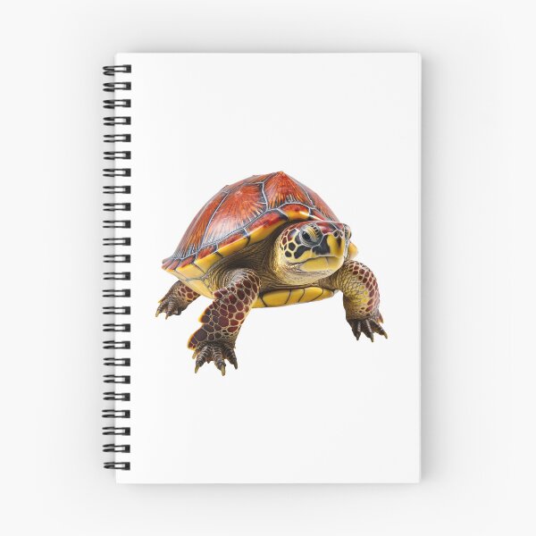 Item preview, Colorful Turtle Swimming in Waters Colorful Green Turtle Swimming designed and sold by MiraCleAI.