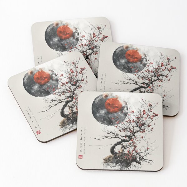 Item preview, Eternal Bloom Under the Ink Moon designed and sold by luminumance.