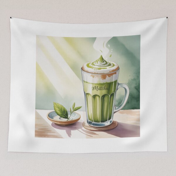 Item preview, Watercolor Matcha designed and sold by ArtQueen777.