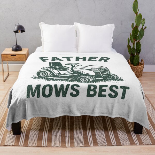 Item preview, Father Mows Best Retro Green Style designed and sold by Arfurneauxt.