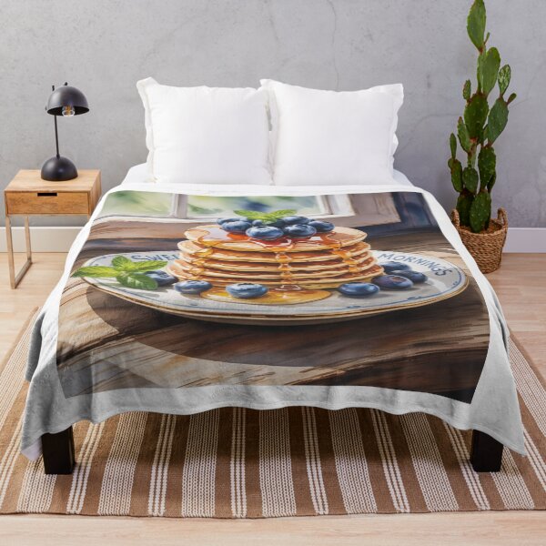 Item preview, Pancakes with Blueberries designed and sold by ArtQueen777.
