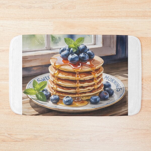 Item preview, Pancakes with Blueberries designed and sold by ArtQueen777.