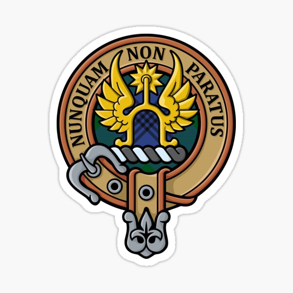Item preview, Clan Johnston Crest over Tartan designed and sold by sifis.