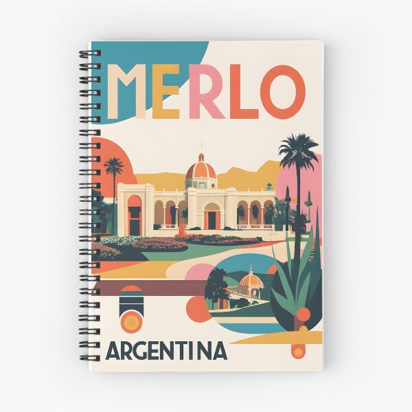 Item preview, Merlo Argentina Vintage Travel Tourism designed and sold by TravelersGems.