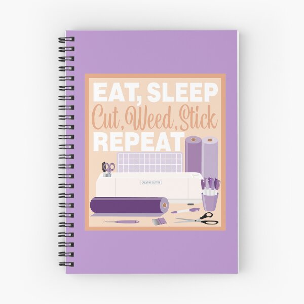Item preview, Eat Sleep Repeat Home Cutter - Cutting Machine - PURPLE designed and sold by StellarFX.
