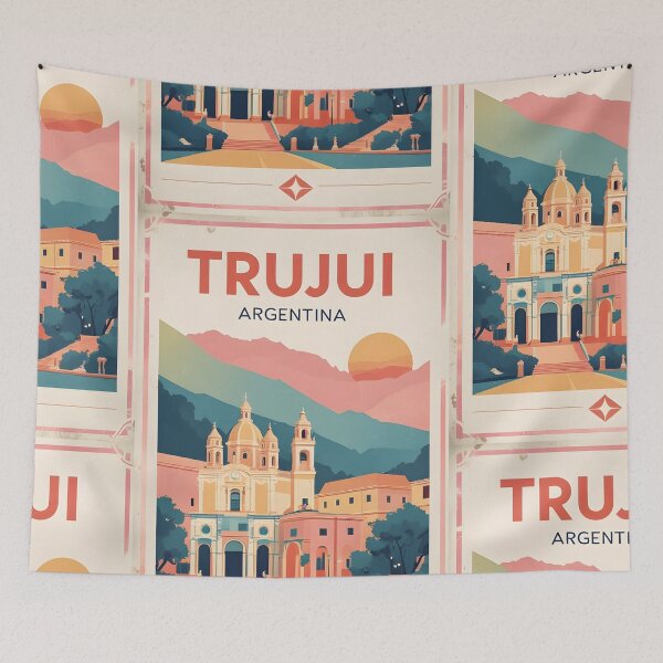 Item preview, Trujui Argentina Vintage Travel Tourism designed and sold by TravelersGems.