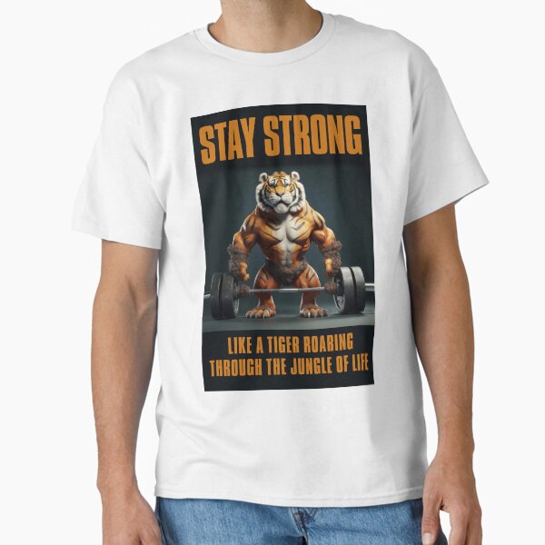 Item preview, STAY STRONG (like a Tiger roaring through the jungle of life) designed and sold by TIGERRIFIC.