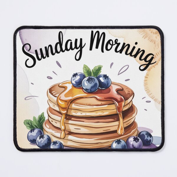 Item preview, Pancakes with blueberries designed and sold by ArtQueen777.