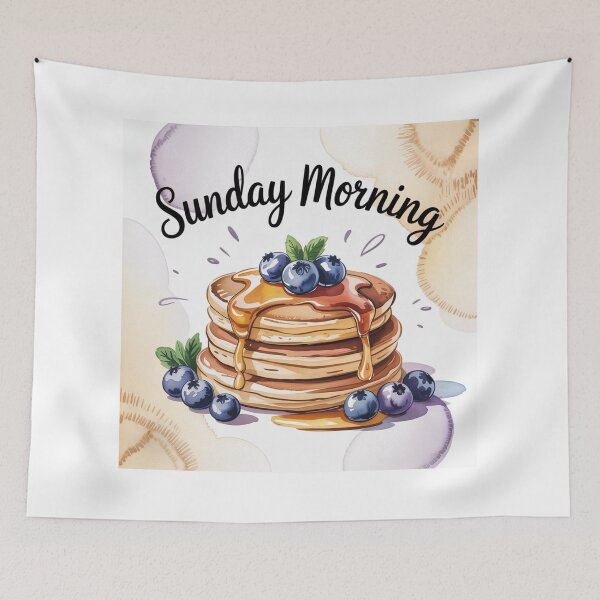 Item preview, Pancakes with blueberries  designed and sold by ArtQueen777.