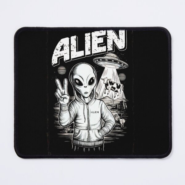 Item preview, Street Art slogan : Alien - UFO designed and sold by NEUMANN ArtWear Boutique.
