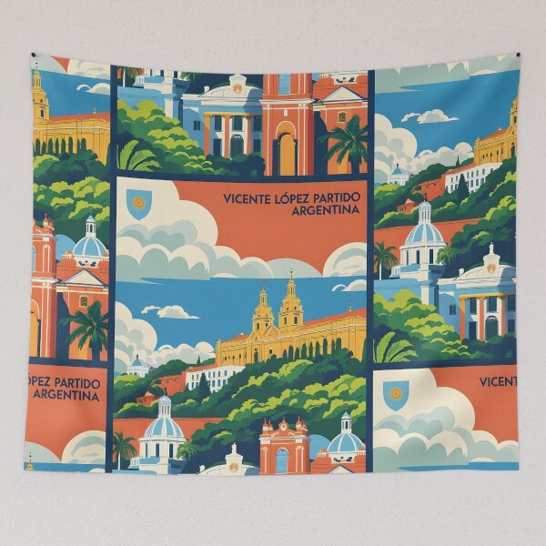 Item preview, Vicente López Partido Argentina Vintage Viajes Turismo designed and sold by TravelersGems.