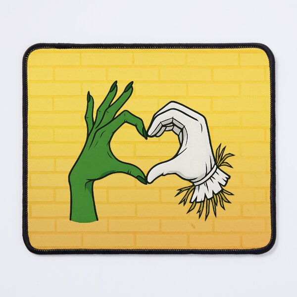 Item preview, Wicked Ship Art – Elphaba x Fiyero Heart Hands (Fiyeraba) designed and sold by PricklyBearArt.