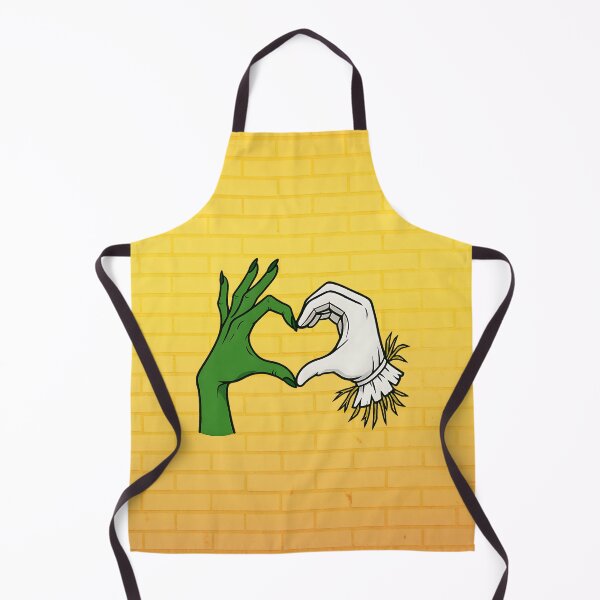 Item preview, Wicked Ship Art – Elphaba x Fiyero Heart Hands (Fiyeraba) designed and sold by PricklyBearArt.