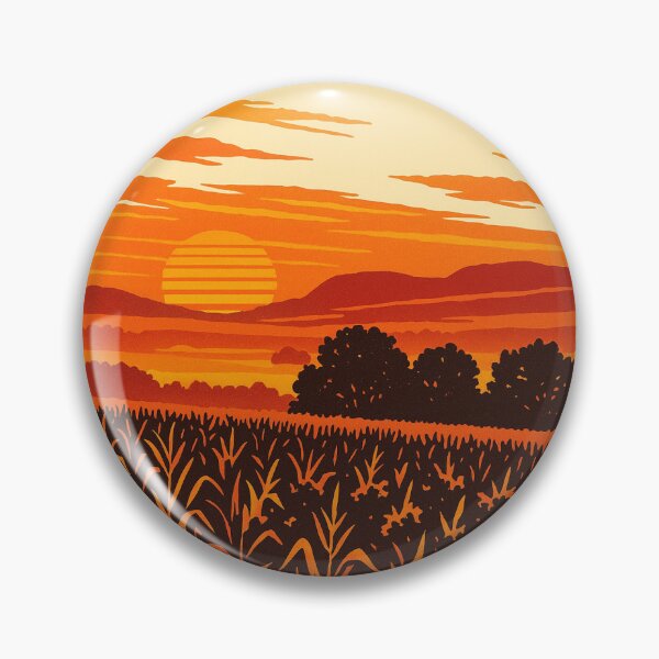 Artikelvorschau, Herbstlicher Sonnenaufgang – Vintage-Landschaft entworfen und verkauft von AchimKos.