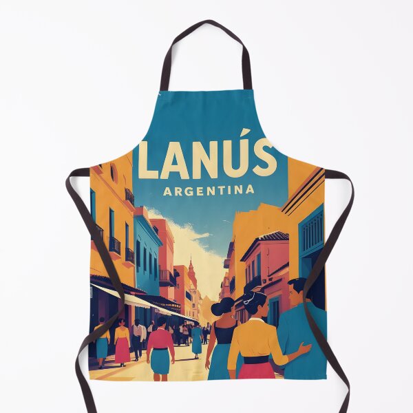 Item preview, Lanus Argentina Vintage Travel Tourism designed and sold by TravelersGems.