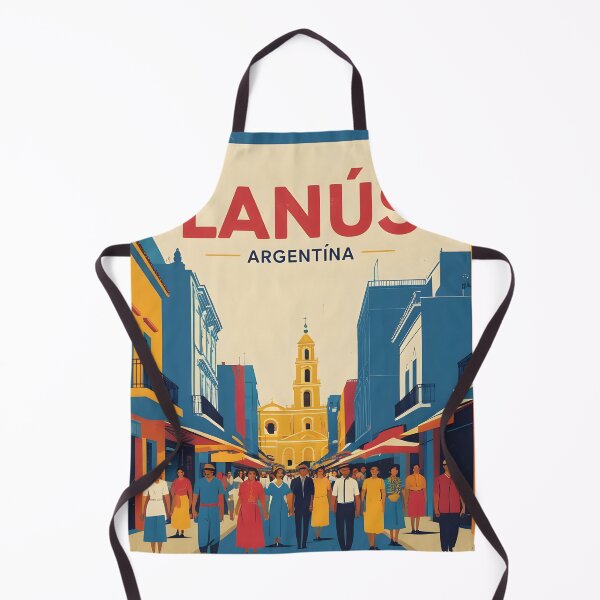 Item preview, Lanus Argentina Vintage Travel Tourism designed and sold by TravelersGems.