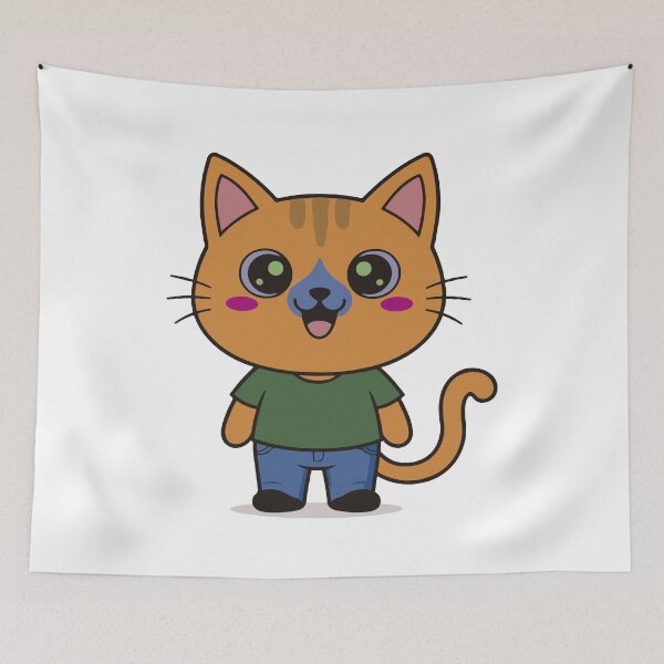 Item preview, Blaze Cute Cat designed and sold by ContextoMagico.