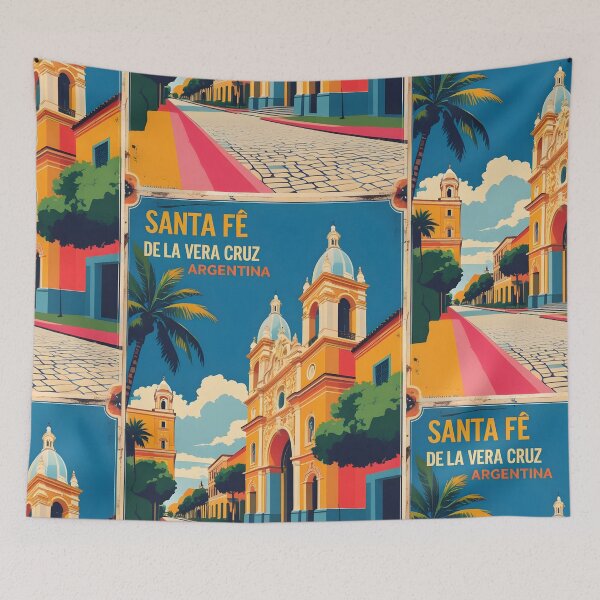 Item preview, Santa Fe de la Vera Cruz Argentina Vintage Travel Tourism 2 designed and sold by TravelersGems.