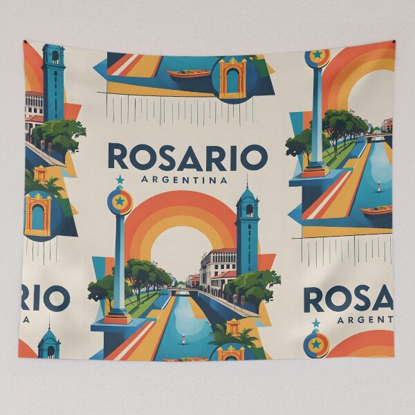 Item preview, Rosario Argentina Vintage Travel Tourism designed and sold by TravelersGems.