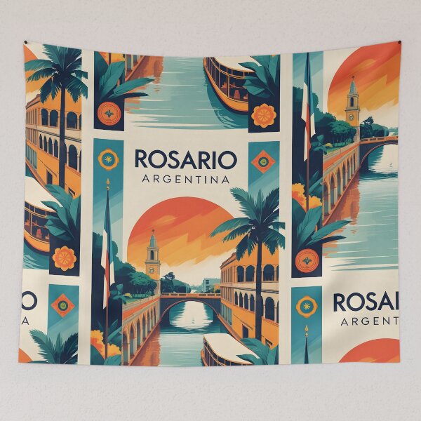 Item preview, Rosario Argentina Vintage Travel Tourism 2 designed and sold by TravelersGems.