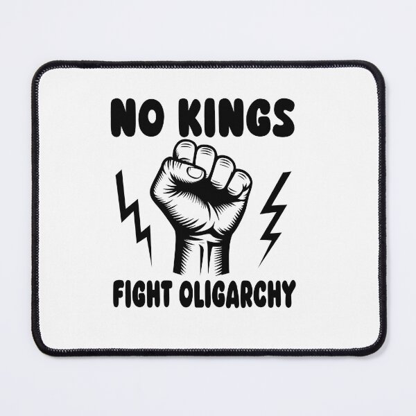 Item preview, No Kings Fight Oligarchy Patriotic No kings in America 4th of July Men Women  designed and sold by ZANNIX.