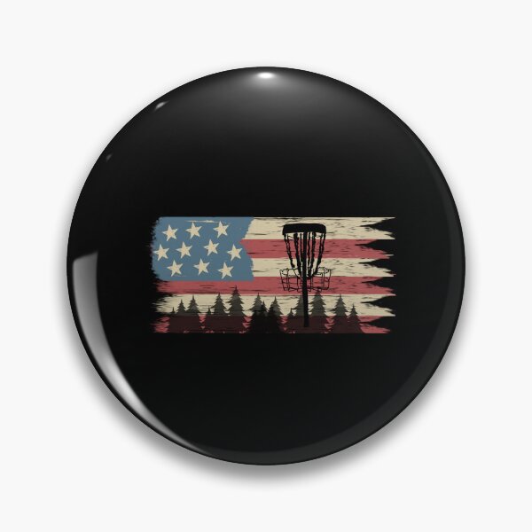 Item preview, Disc Golf US Flag Vintage Frisbee Golf designed and sold by vibeno1.