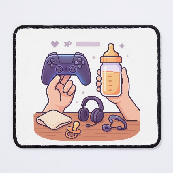 Item preview, Controller in One Hand, Bottle in the Other designed and sold by Aube11.