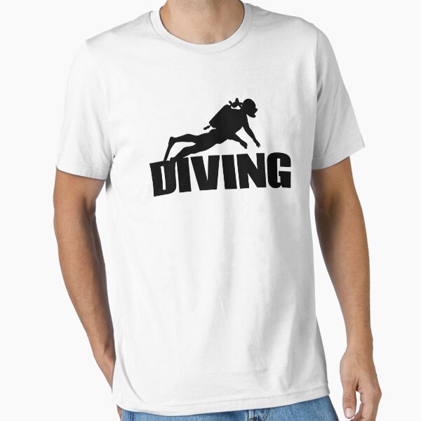 Item preview, Diving Scuba Diving Sport Swimming Font Gift designed and sold by FreakOutShirts.