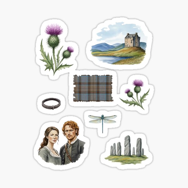 Aperçu de l'œuvre Autocollants Outlander créée et vendue par dealchica.