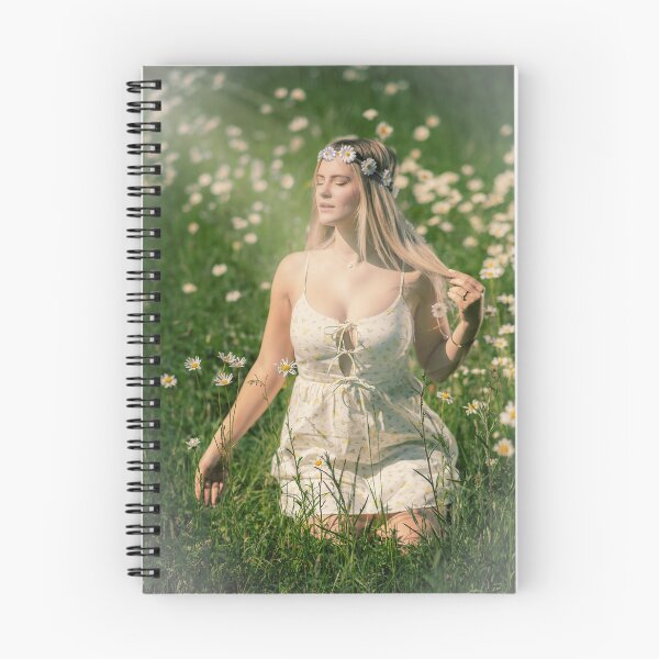Item preview, Blonde pin up Model in Daisy Field designed and sold by markstones.
