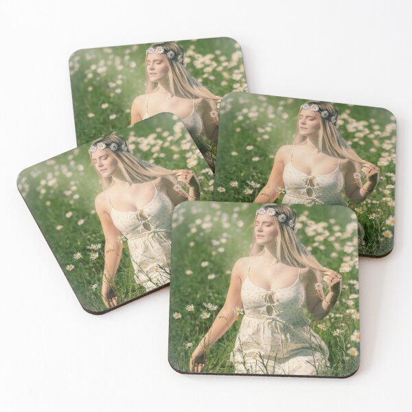 Item preview, Blonde pin up Model in Daisy Field designed and sold by markstones.