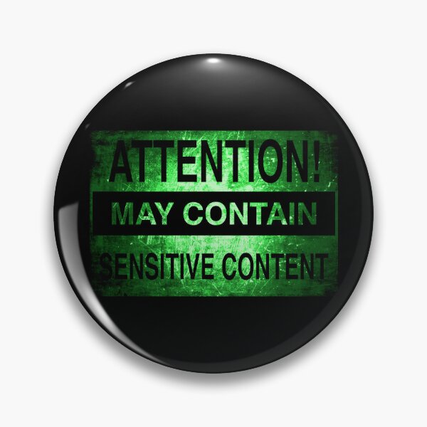 Item preview, Sensitive Content Warning - A Sensitive Caution | Funny Warning Gift designed and sold by surmind.