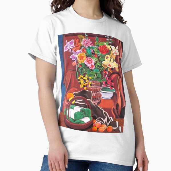 Item preview, Roses in a vase still life floral portrait painting by Auguste Herbin, circa 1926 designed and sold by Jéanpaul  Ferro.