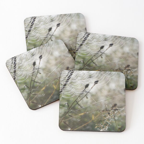 Item preview, Spiderweb with Dew – Nature Macro designed and sold by Olesia Moroz.