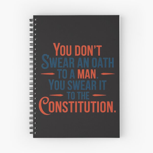 Item preview, You Don’t Swear An Oath To A Man. You Swear It To The Constitution: Patriotic Protest Art designed and sold by elynne9.