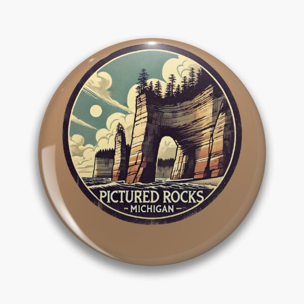 Item preview, Pictured Rocks Michigan designed and sold by FrictionMaxxing.