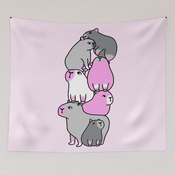 Item preview, Demigirl Capybara designed and sold by chelsea125.