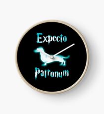 Expecto patronum dog. Clock