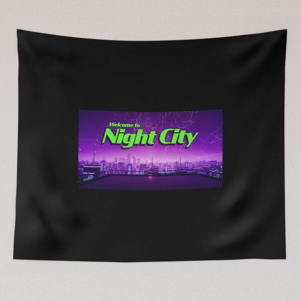 Item preview, Welcome to Night City Decal designed and sold by LibStix.