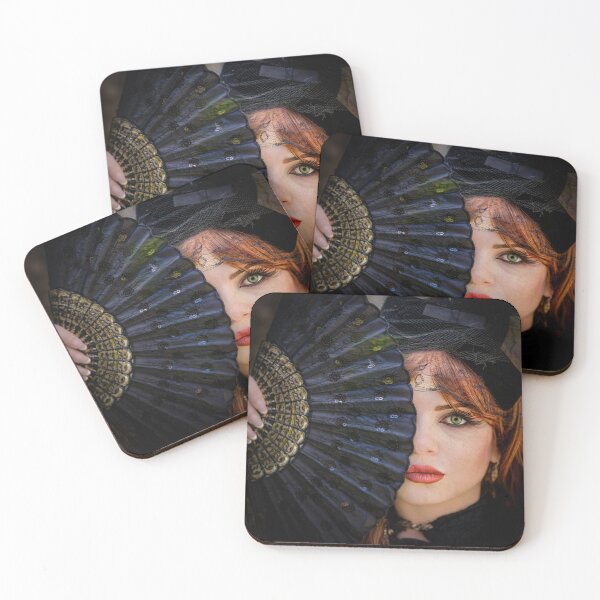 Item preview, Goth Lady with Fan designed and sold by markstones.