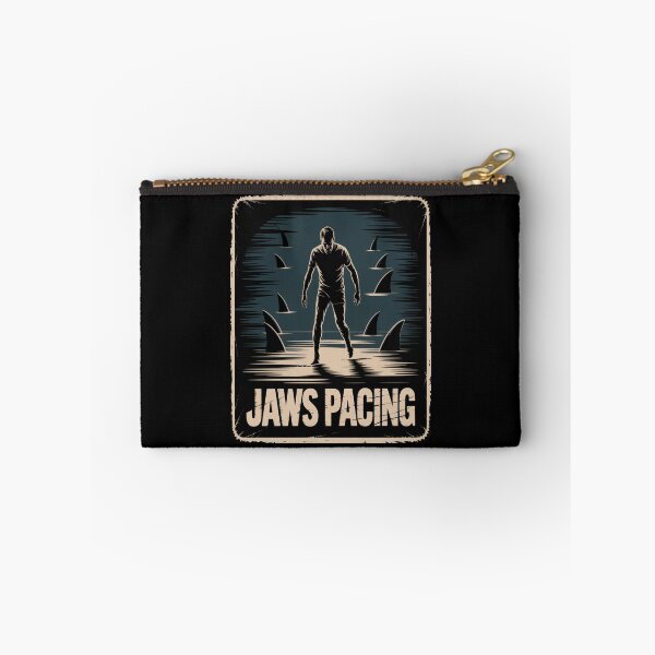 Item preview, Jaws Pacing Suspenseful Silhouette Graphic Tee designed and sold by stickercuffs.