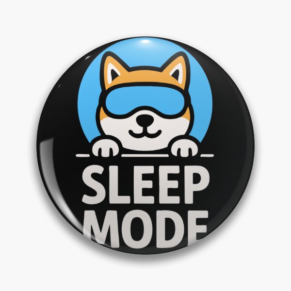 Item preview, Sleep Mode Shiba Inu Napping designed and sold by Winther-Art.