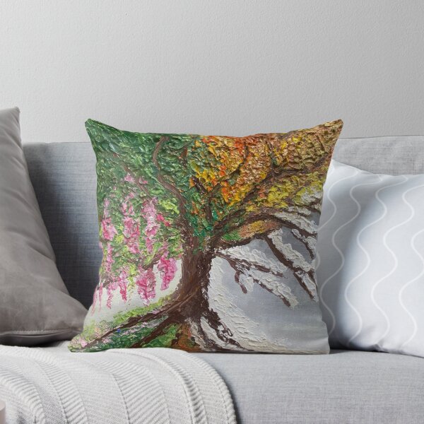 Item preview, Seasons, tree, painting, oil painting, art, author's painting, fruit designed and sold by InstaArtist.