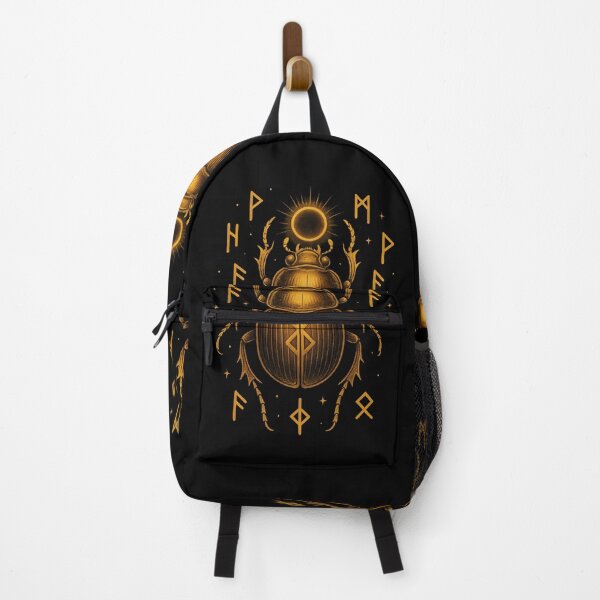 Item preview, Mystical Scarab Beetle with Nordic Runes Glowing Artwork designed and sold by Shoot-The-Moon.